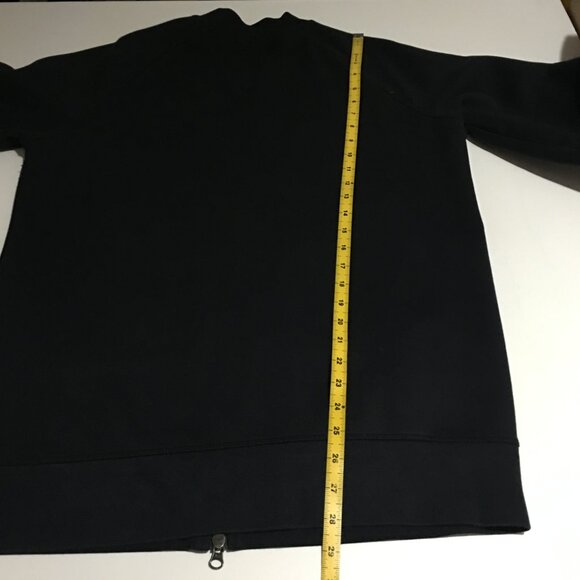 Apple Jacket Mens Large Black Employee Full Zip Embroidered Logo Tech Sweatshirt - Picture 8 of 8